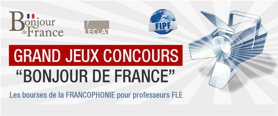 Les Bourses De La Francophonie Avec Bonjour De France Le Monde En Francais
